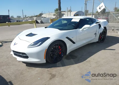 2017 Chevrolet Corvette Stingray Z51 from USA, damaged, VIN 1G1YM2D72H5119735